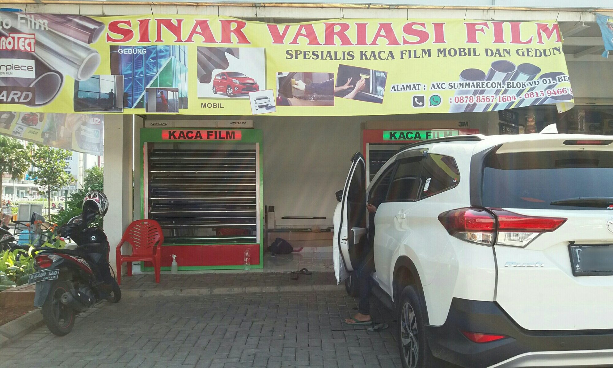 KACA FILM SINAR VARIASI